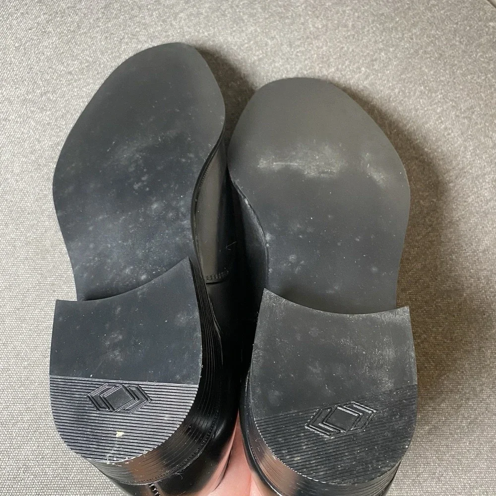 Vintage JB Cap Toe Derby Dress Shoe 8.5W Black USA